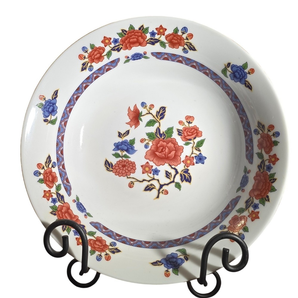 Crown Ming The Regent Collection Yung Shen Floral Fine China Serving Bowl 9"